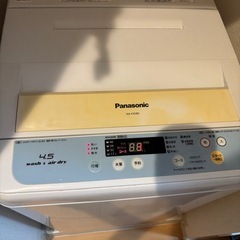 Panasonic パナソニック 洗濯機 NA-F45B5 中古品　 【8 月10日取りに来られる方限定】
の画像