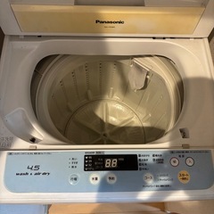 Panasonic パナソニック 洗濯機 NA-F45B5 中古品　 【8 月10日取りに来られる方限定】
の画像
