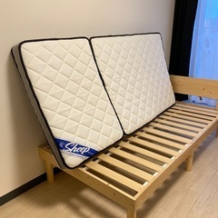 三つ折り　シングル　マットレスの画像