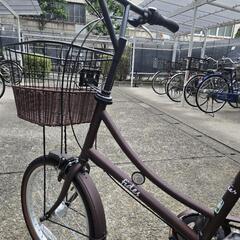 自転車　チャイルドシート付きの画像