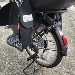 自転車　チャイルドシート付きの画像