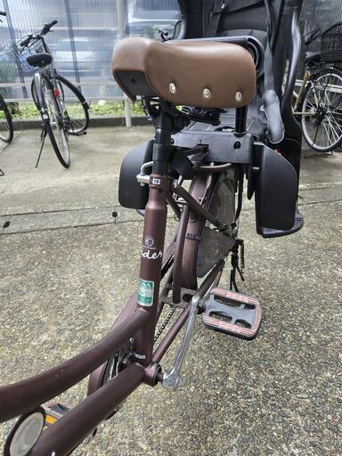 白色 変速自転車 チャイルドシート付き　横浜桜木町駅周辺　手渡し 子供乗せ：横浜店在庫｜国内トップクラスの中古電動自転車通販