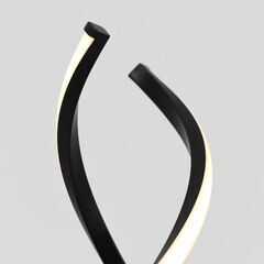 【店頭引き取り限定】新品　ARTIKA スワールテーブルランプ ブラックの画像