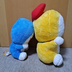 ドラえもん&ドラミちゃんのぬいぐるみの画像