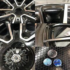 【YK ice GUARD G075 225/60R18】スタッドレス【KELLENERS 18インチ 7J5HPCD112+22】21年製 バリ溝 BMW/X3(G01)/X4(G02)等 　(STN003)の画像