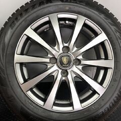 【BS BLIZZAK VRX2 175/65R15】スタッドレス【MANARAY SPORT ES 15インチ 5.5J4HPCD100+45】21年製 バリ溝 フィット等　(STN005)の画像