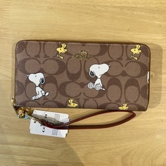 コーチ　スヌーピーコラボ長財布D①の画像