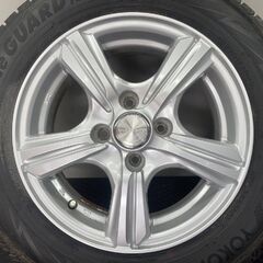 【YK ice GUARD iG70 165/70R14】スタッドレス【DUNLOP VIOLENTO ヴィオレント 14インチ 5J4HPCD100+39】ヴィッツ アクア等　(STO016)の画像