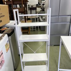 【リサイクルショップ ピカソ 小松原】🪑✨デスク＆チェア＆シェルフ 便利な3点セット✨省スペースで収納もバッチリ！★7828★の画像