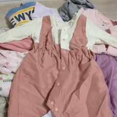赤ちゃん服 新生児から８０くらい１７枚の画像