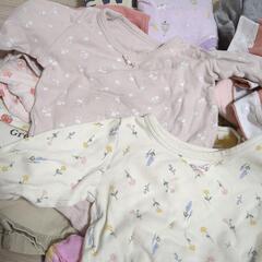 赤ちゃん服 新生児から８０くらい１７枚の画像