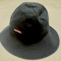 X-girl エクストラガール リバーシブルハット HAT 紺色とピンク色の画像