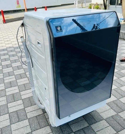 SHARP ドラム式洗濯機 ES-W112-SR 11kg 2020年 美品 ヨドバシ.com - シャープ SHARP ドラム式洗濯乾燥機 洗濯11.0kg