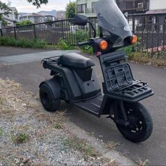 ホンダ　ジャイロX　マットブラック　ミニカー登録　15000キロの画像