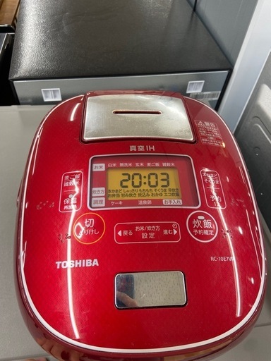 【トレファク ラパーク岸和田店】真空IH炊飯ジャー TOSHIBA 5.5合 2019年製