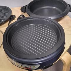 【受け渡し者決定】ホットプレート　鍋　たこ焼き機　お好み焼き
焼肉
ホットケーキ
パンケーキ
ハンバーグの画像