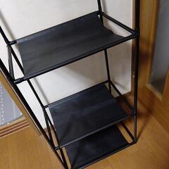 収納 ポールラック ハンガーラック の画像