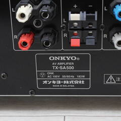 -ONKYO オンキヨー AVアンプ AV CENTER TX-SA501の画像