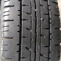 軽トラックタイヤ　5本　145R12  6PR LT 中古　ダンロップエナセーブの画像