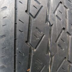 軽トラックタイヤ　5本　145R12  6PR LT 中古　ダンロップエナセーブの画像