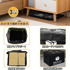 宅配ボックス 85L 55×45×35cm 置き配ボックス 折りたたみ 不在受取 防水 屋外 盗難防止 大容量 宅配BOX 南京錠、盗難防止ワイヤー 取扱説明書付きの画像