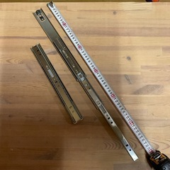 スライドレールと金具　usedの画像