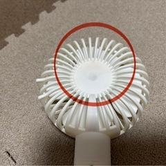 ハンディファン　手持ち扇風機　USB充電式　の画像