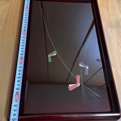 【送料込み】会津ぬ里 漆器 膳 伝統工芸 お盆 和モダンの画像