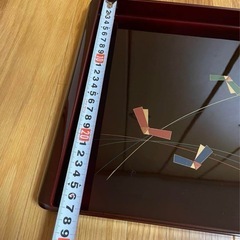【送料込み】会津ぬ里 漆器 膳 伝統工芸 お盆 和モダンの画像