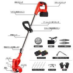 【新品未使用】2025最新！電動草刈機　大容量バッテリーの画像