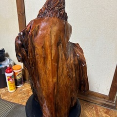 達磨大師(木彫り)の画像