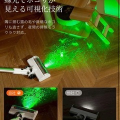 コードレス掃除機 自動ゴミ収集＆強力吸引＆60分長持ちバッテリーの画像