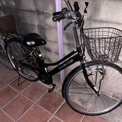 自転車　オシャレ　ブラックの画像