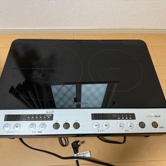 IHクッキングヒーター 電磁調理器 2口 の画像