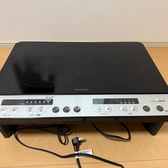  IHクッキングヒーター 電磁調理器 2口 の画像