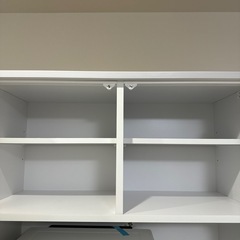 【期間限定値下げ】大川家具 食器棚 ホワイトの画像