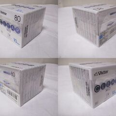 G♪230 MD Mini Disc Victor ビクター CLEAR 80分 10枚パック MD-80QX10 80min 未使用品・未開封品 検：オーディオ機器 記録媒体の画像