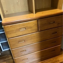 本棚(引き出し付)の画像