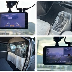 美車　MT 前後ドライブレコーダー　バックモニター　carrozzeria ミニキャブバン　軽バンの画像