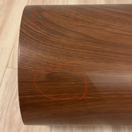 ideaco 木目調ゴミ箱　