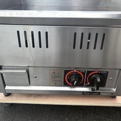 ■中古品 マルゼン 卓上ガスグリドル ＬＰガス 幅450ｘ奥460ｘ高480ｍｍ 型式、年式不明 動作問題なし 厨房■の画像