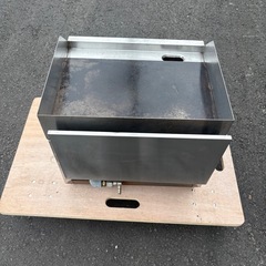 ■中古品 マルゼン 卓上ガスグリドル ＬＰガス 幅450ｘ奥460ｘ高480ｍｍ 型式、年式不明 動作問題なし 厨房■の画像