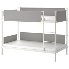 【おんたん様専用】【IKEA】VITVAL ヴィトヴァル 2段ベッド(マットレスなし)の画像