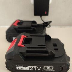 🔶新品🔶 充電式草刈機 マキタ対応 バッテリー2個の画像