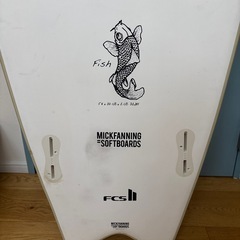 5.8 MFクマフィッシュ サーフボード　ソフトボードの画像