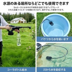 UPF 高圧洗浄機 新品  2025昇級版新登場 8MPa 高圧洗浄機 コードレス充電式の画像