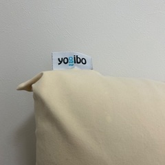yogibo ビーズクッション クリーム色の画像