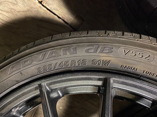 225/45R18 東北6県無料配送対応‼️爆安‼️②超超超バリ溝❗国産