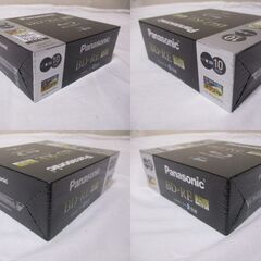 G♪31 記録メディア Panasonic 録画用 BD-RE LM-BE25A10YA 25GB くり返し録画 10枚 日本製 未使用品 未開封品 検：パナソニック ブルーレイの画像
