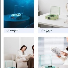 レコード型 LED ナイトライト　デジタル時計内蔵 ワイヤレス　オーディオの画像